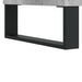 Dulap de discuri, gri beton, 85x38x48 cm, lemn prelucrat - WALTI WALTI
