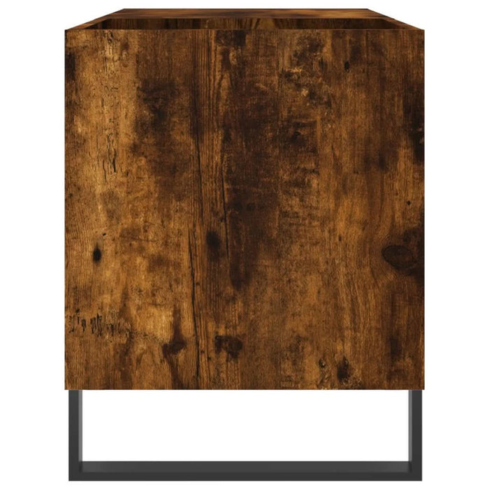 Dulap pentru discuri stejar afumat 85x38x48 cm lemn prelucrat - WALTI WALTI
