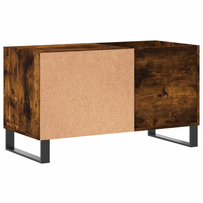 Dulap pentru discuri stejar afumat 85x38x48 cm lemn prelucrat - WALTI WALTI