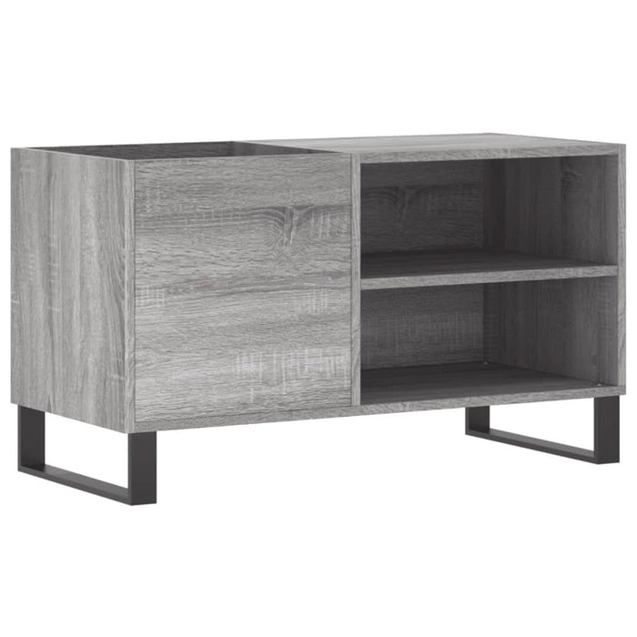 Dulap pentru discuri gri sonoma 85x38x48 cm lemn prelucrat - WALTI WALTI
