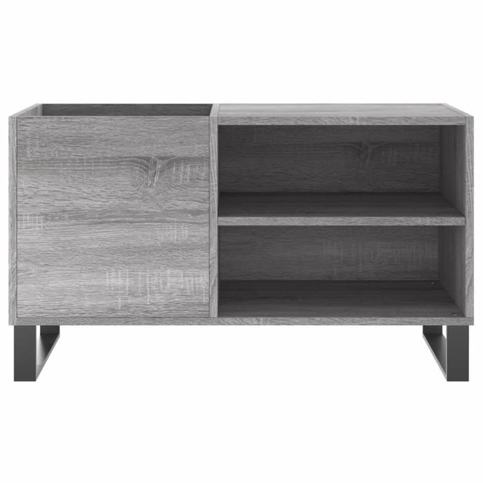 Dulap pentru discuri gri sonoma 85x38x48 cm lemn prelucrat - WALTI WALTI