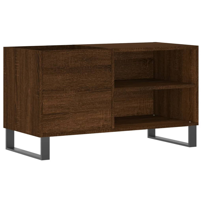 Dulap pentru discuri stejar maro, 85x38x48 cm, lemn prelucrat WALTI