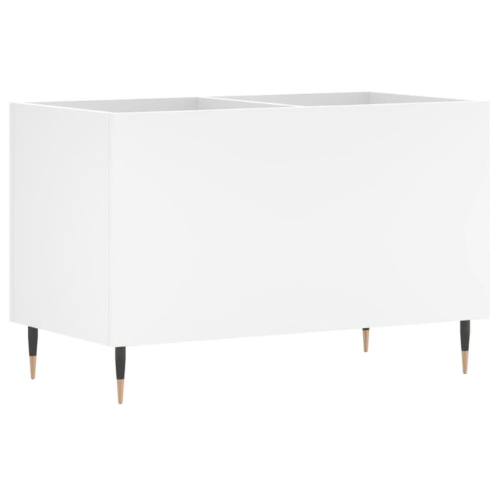Dulap de discuri, alb, 74,5x38x48 cm, lemn prelucrat - WALTI WALTI