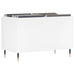 Dulap de discuri, alb, 74,5x38x48 cm, lemn prelucrat - WALTI WALTI
