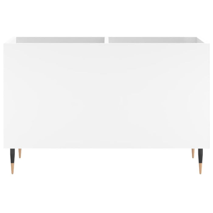 Dulap de discuri, alb, 74,5x38x48 cm, lemn prelucrat - WALTI WALTI