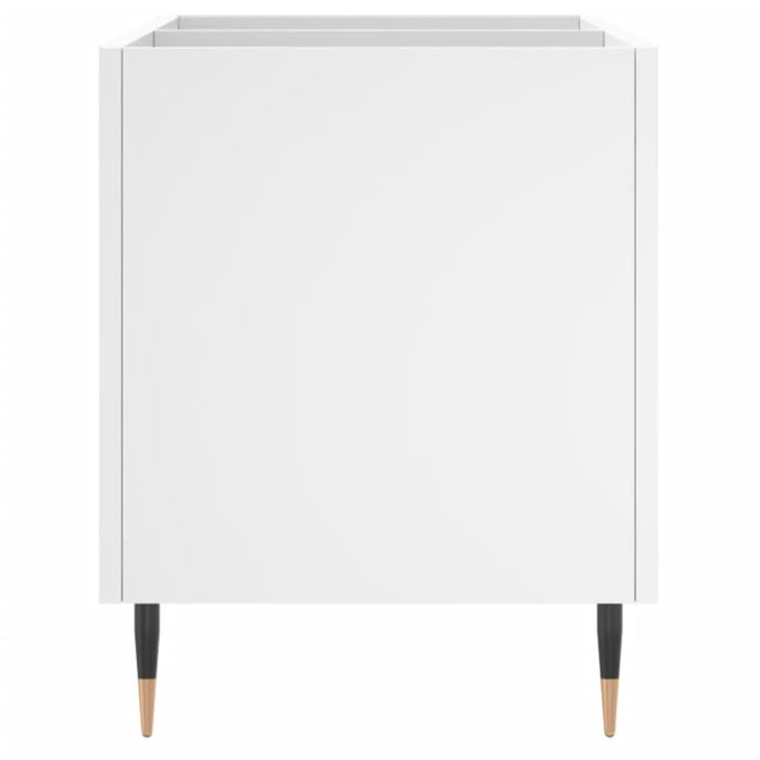 Dulap de discuri, alb, 74,5x38x48 cm, lemn prelucrat - WALTI WALTI