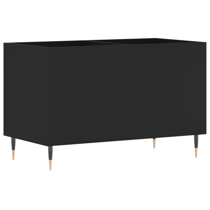 Dulap pentru discuri, negru, 74,5x38x48 cm, lemn prelucrat - WALTI WALTI