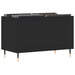 Dulap pentru discuri, negru, 74,5x38x48 cm, lemn prelucrat - WALTI WALTI