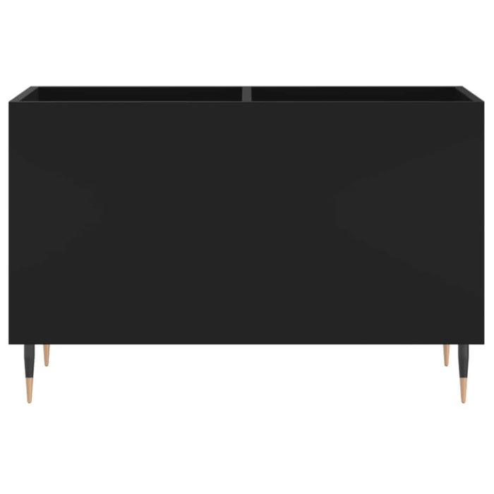 Dulap pentru discuri, negru, 74,5x38x48 cm, lemn prelucrat - WALTI WALTI