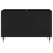 Dulap pentru discuri, negru, 74,5x38x48 cm, lemn prelucrat - WALTI WALTI