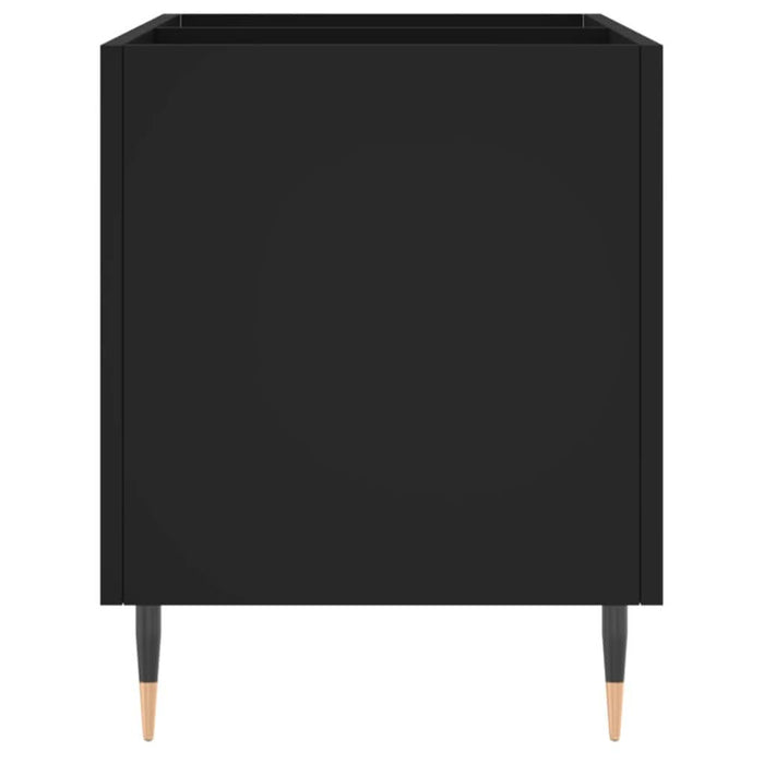 Dulap pentru discuri, negru, 74,5x38x48 cm, lemn prelucrat - WALTI WALTI