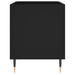 Dulap pentru discuri, negru, 74,5x38x48 cm, lemn prelucrat - WALTI WALTI