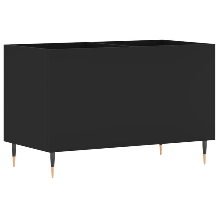 Dulap pentru discuri, negru, 74,5x38x48 cm, lemn prelucrat - WALTI WALTI