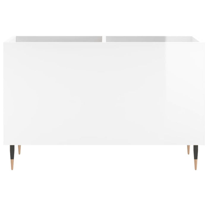 Dulap pt discuri, alb extralucios 74,5x38x48 cm lemn prelucrat - WALTI WALTI