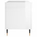 Dulap pt discuri, alb extralucios 74,5x38x48 cm lemn prelucrat - WALTI WALTI
