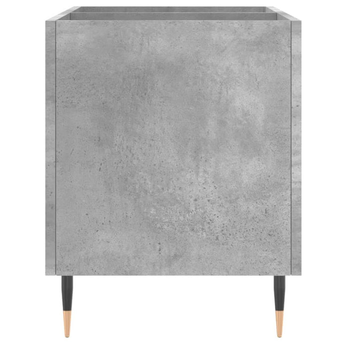 Dulap pentru discuri, gri beton, 74,5x38x48 cm, lemn prelucrat - WALTI WALTI