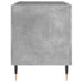 Dulap pentru discuri, gri beton, 74,5x38x48 cm, lemn prelucrat - WALTI WALTI