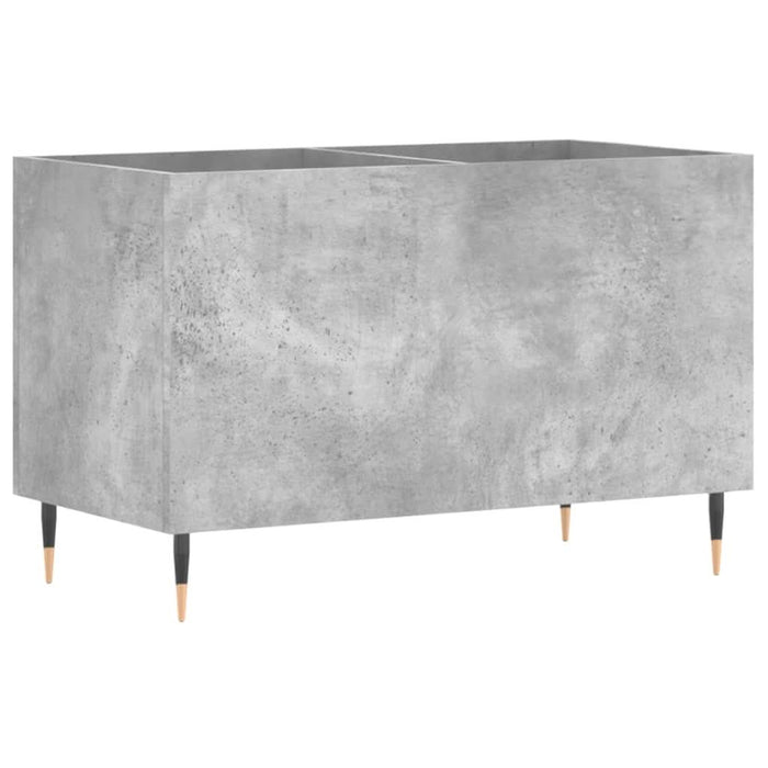 Dulap pentru discuri, gri beton, 74,5x38x48 cm, lemn prelucrat - WALTI WALTI