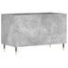 Dulap pentru discuri, gri beton, 74,5x38x48 cm, lemn prelucrat - WALTI WALTI