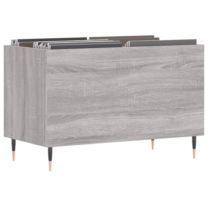 Dulap pentru discuri gri sonoma 74,5x38x48 cm lemn prelucrat - WALTI WALTI