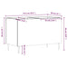 Dulap pentru discuri gri sonoma 74,5x38x48 cm lemn prelucrat - WALTI WALTI