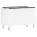 Dulap de discuri, alb, 74,5x38x48 cm, lemn prelucrat - WALTI WALTI