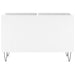 Dulap de discuri, alb, 74,5x38x48 cm, lemn prelucrat - WALTI WALTI