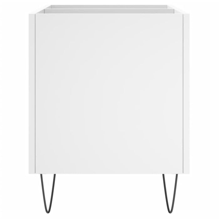 Dulap de discuri, alb, 74,5x38x48 cm, lemn prelucrat - WALTI WALTI