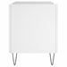 Dulap de discuri, alb, 74,5x38x48 cm, lemn prelucrat - WALTI WALTI