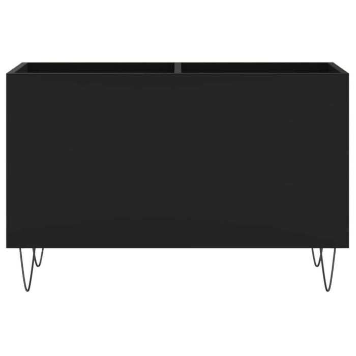Dulap pentru discuri, negru, 74,5x38x48 cm, lemn prelucrat - WALTI WALTI