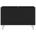Dulap pentru discuri, negru, 74,5x38x48 cm, lemn prelucrat - WALTI WALTI