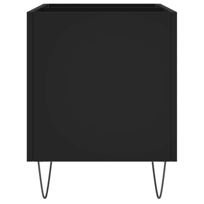 Dulap pentru discuri, negru, 74,5x38x48 cm, lemn prelucrat - WALTI WALTI