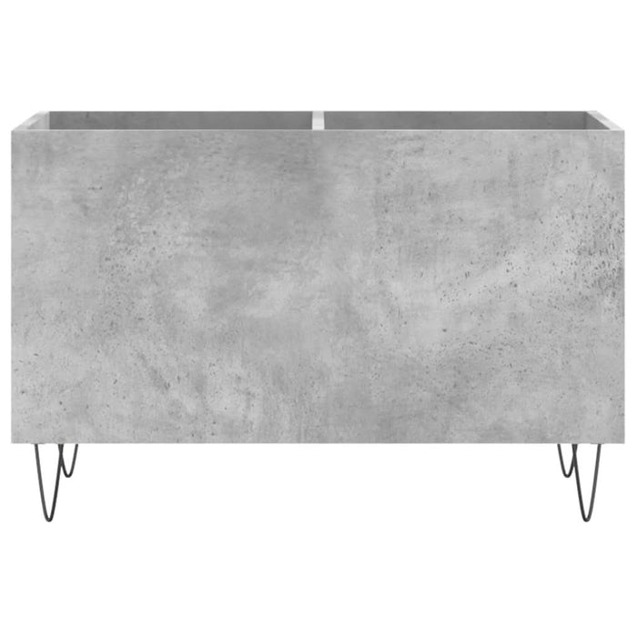 Dulap pentru discuri, gri beton, 74,5x38x48 cm, lemn prelucrat - WALTI WALTI