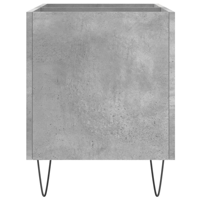 Dulap pentru discuri, gri beton, 74,5x38x48 cm, lemn prelucrat - WALTI WALTI