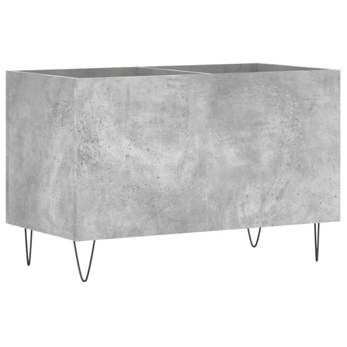 Dulap pentru discuri, gri beton, 74,5x38x48 cm, lemn prelucrat - WALTI WALTI