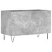 Dulap pentru discuri, gri beton, 74,5x38x48 cm, lemn prelucrat - WALTI WALTI