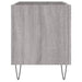 Dulap pentru discuri gri sonoma 74,5x38x48 cm lemn prelucrat - WALTI WALTI