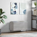 Dulap pentru discuri gri sonoma 74,5x38x48 cm lemn prelucrat - WALTI WALTI