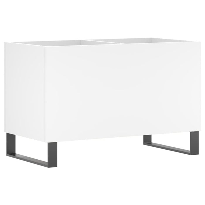 Dulap de discuri, alb, 74,5x38x48 cm, lemn prelucrat - WALTI WALTI