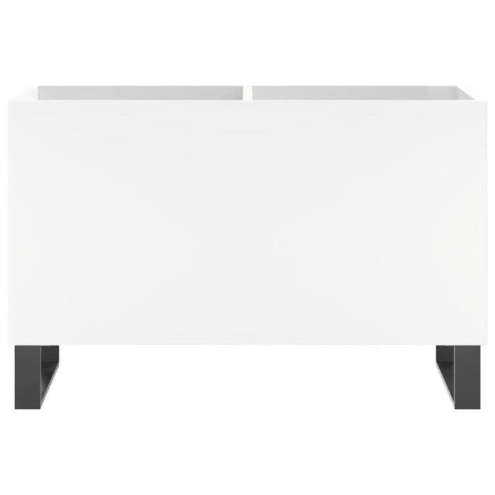 Dulap de discuri, alb, 74,5x38x48 cm, lemn prelucrat - WALTI WALTI