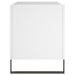 Dulap de discuri, alb, 74,5x38x48 cm, lemn prelucrat - WALTI WALTI