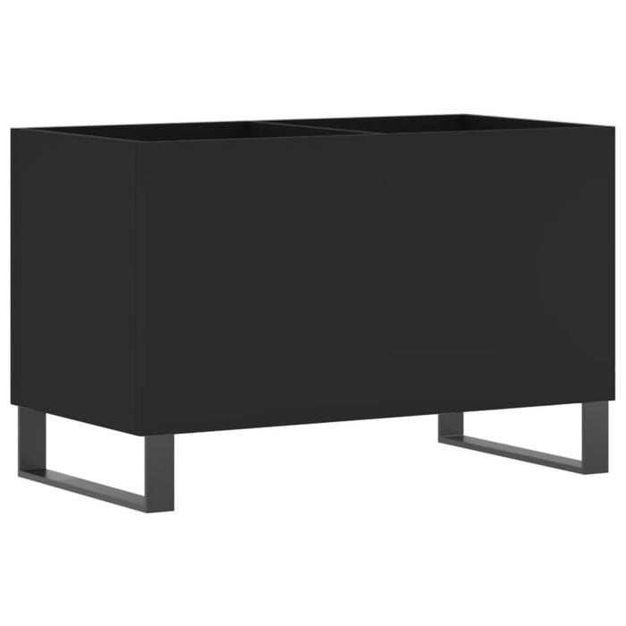 Dulap pentru discuri, negru, 74,5x38x48 cm, lemn prelucrat - WALTI WALTI