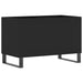 Dulap pentru discuri, negru, 74,5x38x48 cm, lemn prelucrat - WALTI WALTI