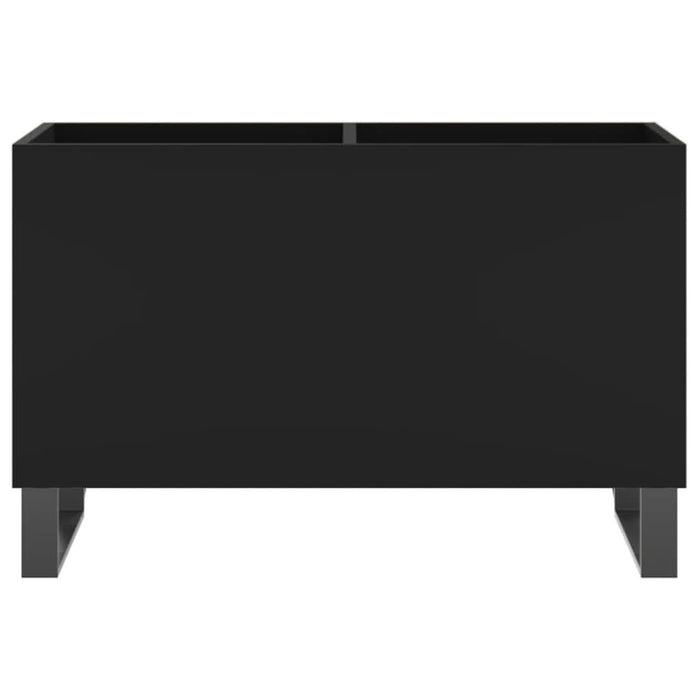 Dulap pentru discuri, negru, 74,5x38x48 cm, lemn prelucrat - WALTI WALTI