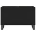 Dulap pentru discuri, negru, 74,5x38x48 cm, lemn prelucrat - WALTI WALTI
