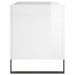 Dulap pt discuri, alb extralucios 74,5x38x48 cm lemn prelucrat - WALTI WALTI