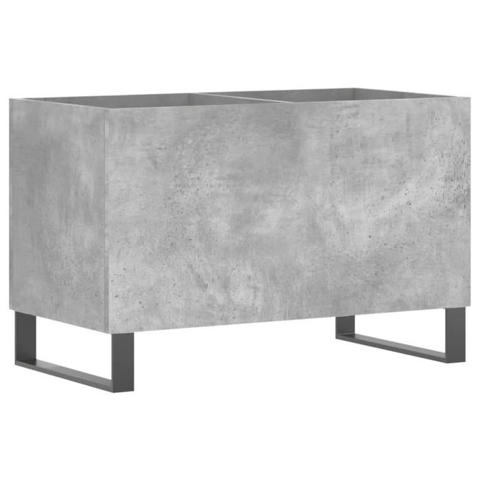 Dulap pentru discuri, gri beton, 74,5x38x48 cm, lemn prelucrat - WALTI WALTI