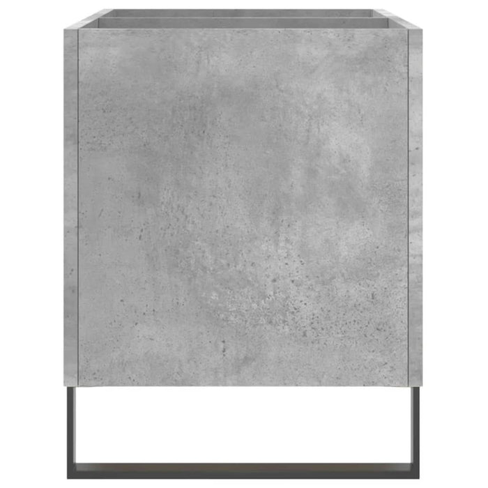 Dulap pentru discuri, gri beton, 74,5x38x48 cm, lemn prelucrat - WALTI WALTI