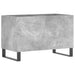 Dulap pentru discuri, gri beton, 74,5x38x48 cm, lemn prelucrat - WALTI WALTI