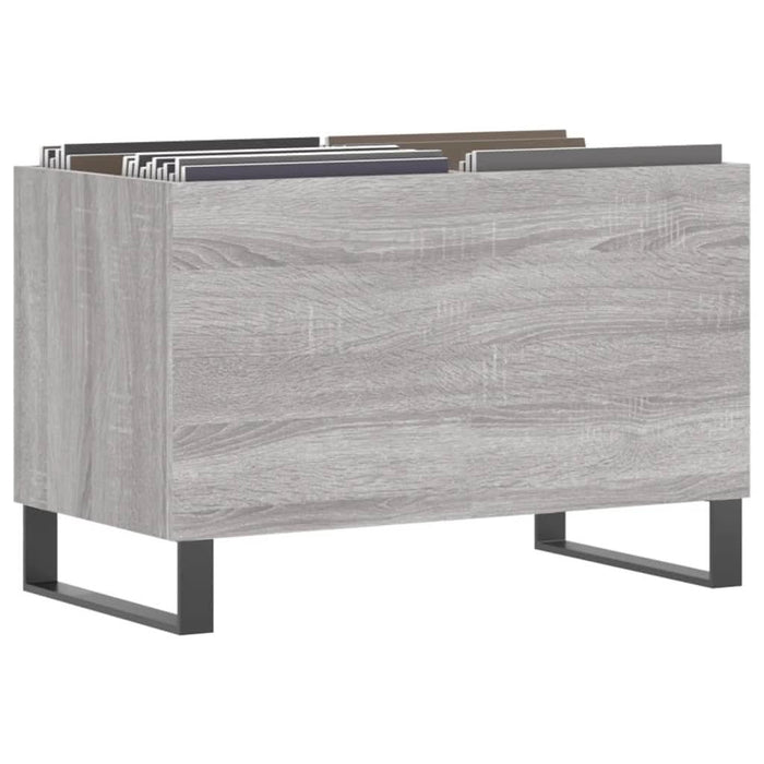 Dulap pentru discuri gri sonoma 74,5x38x48 cm lemn prelucrat - WALTI WALTI